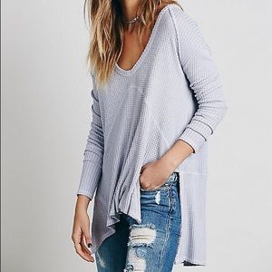 Free People light blue thermal